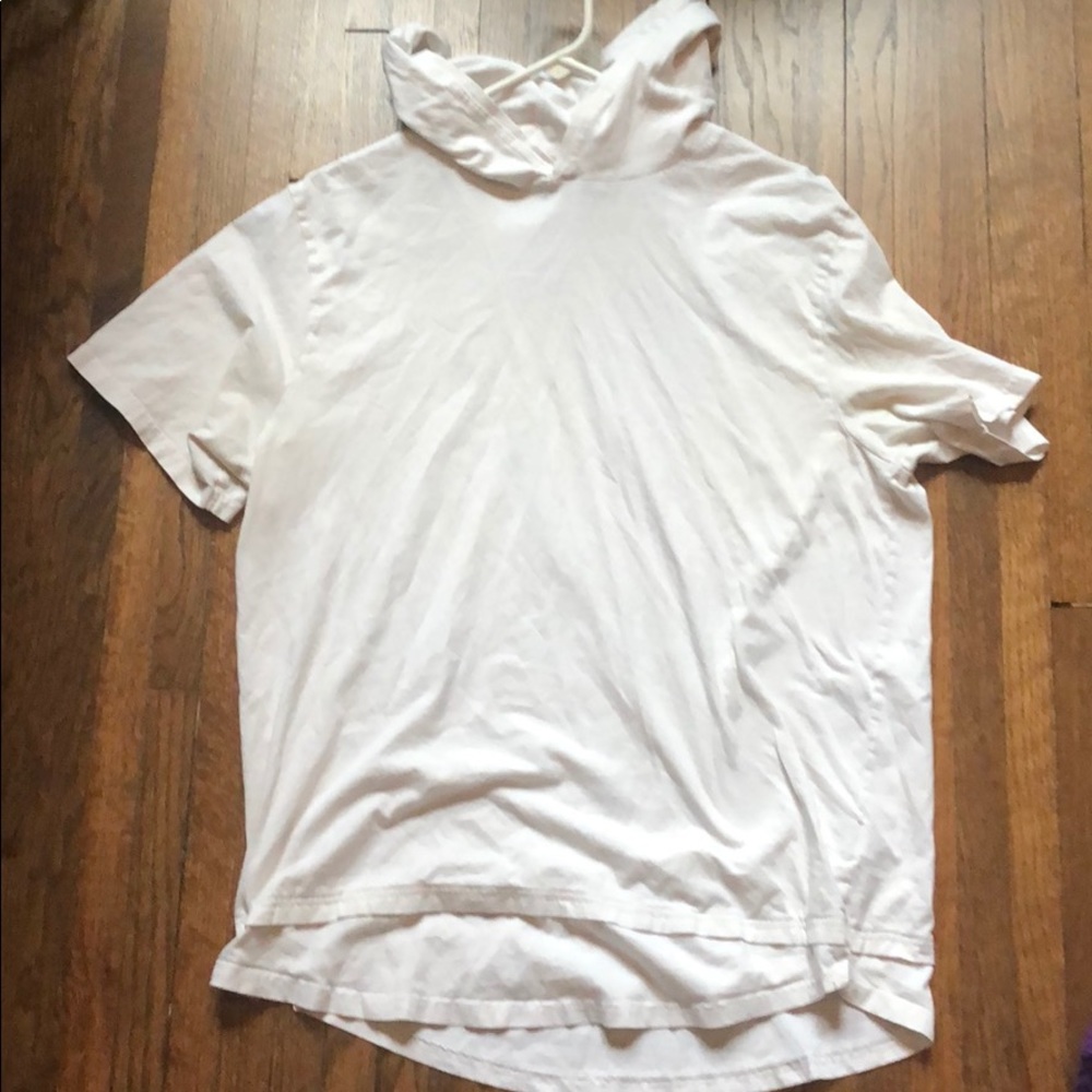 White T-shirt hoodie